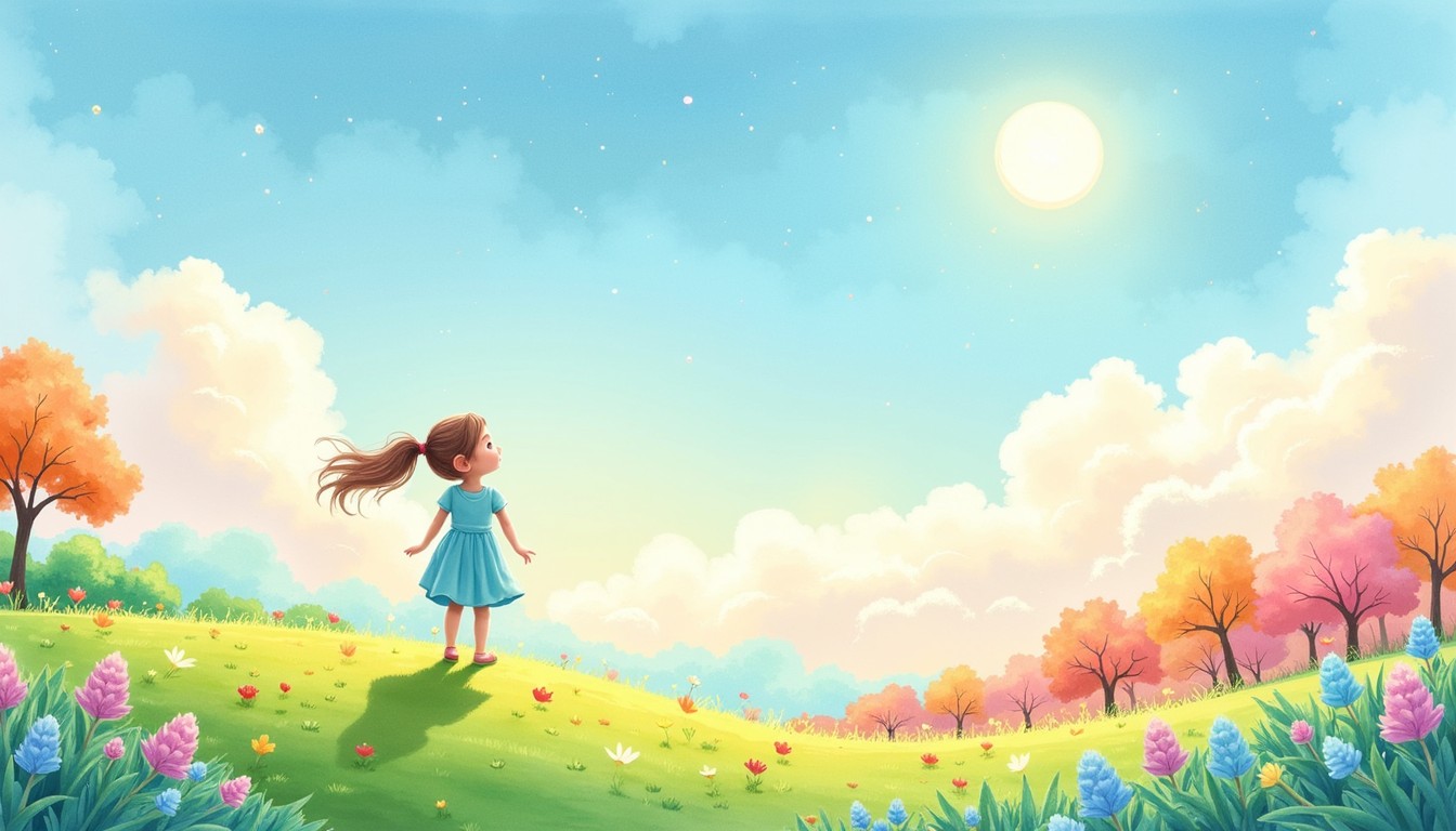 Free Peaceful Spring Day Image - Watercolor, Whimsical, Spring ...