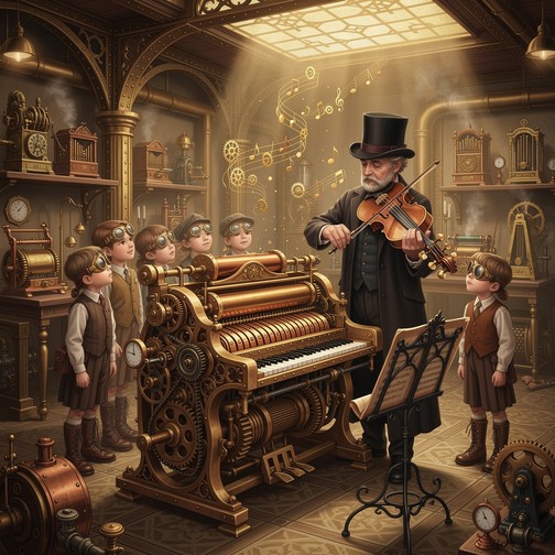 Free Steampunk Classroom Wonder Image - Steampunk, Classroom, Victorian ...