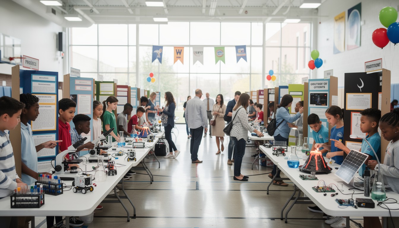 Science Student Present Free Young Scientists Presenting Image - Students, Science, Fair ...