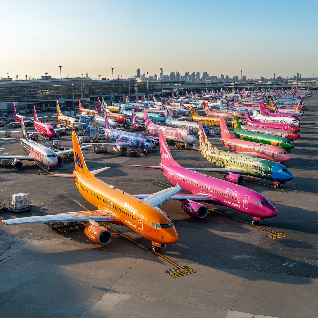 Free Colorful Airport Apron Image - Airplanes, Airport, Apron ...