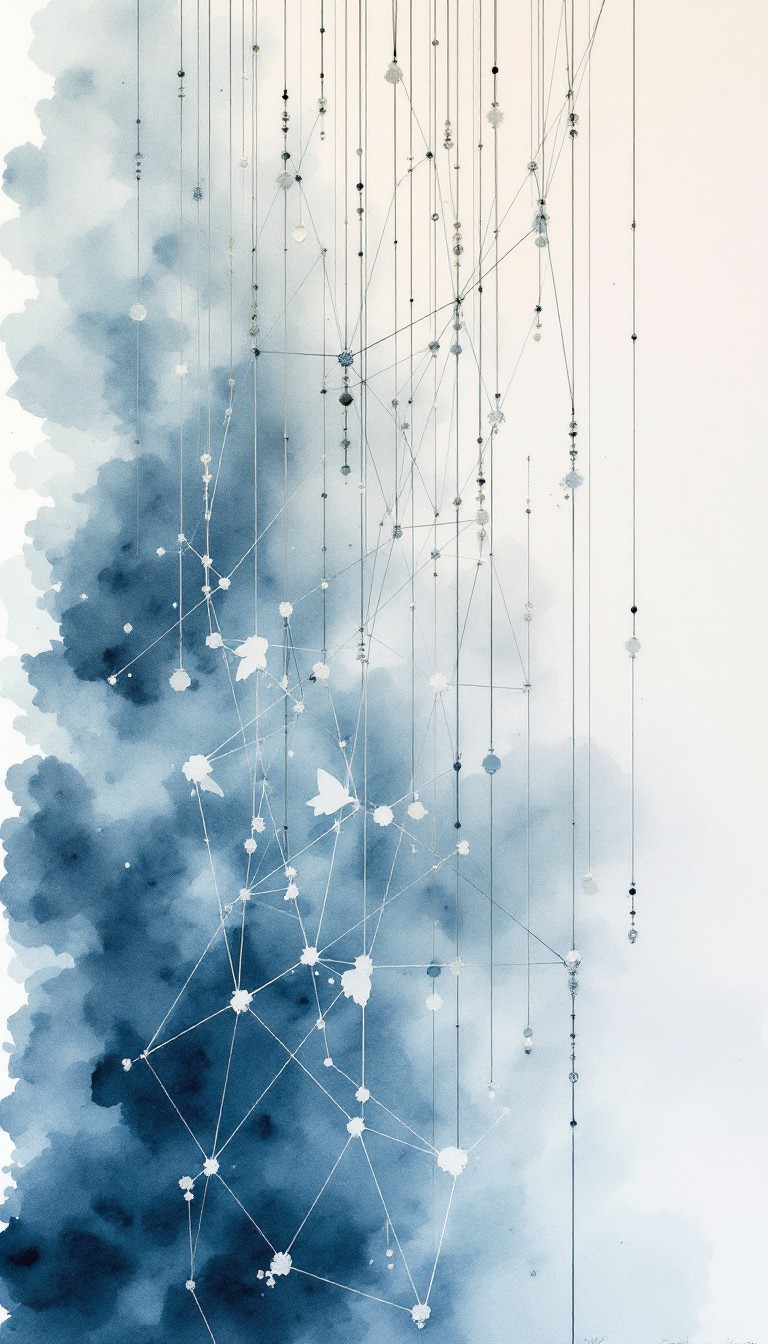 Thread Constellation Free Ethereal Thread Constellation Image - Watercolor, Minimalist ...