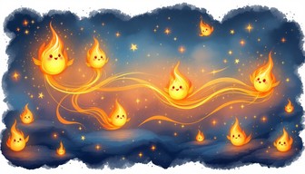 Free Dancing Fire Spirits Image - Magical, Whimsical, Flames | Download ...