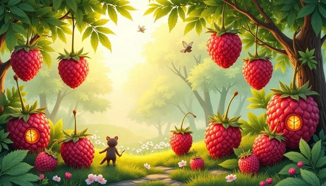 Free Enchanted Berry Tower Image - Fantasy, Raspberry, Tower | Download ...