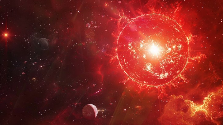 Free Fiery Cosmic Display Image - Space, Cosmology, Stars | Download at ...