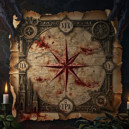 Red Blood Map Free Ancient Blood Map Image - Map, Gothic, Ancient | Download at StockCake