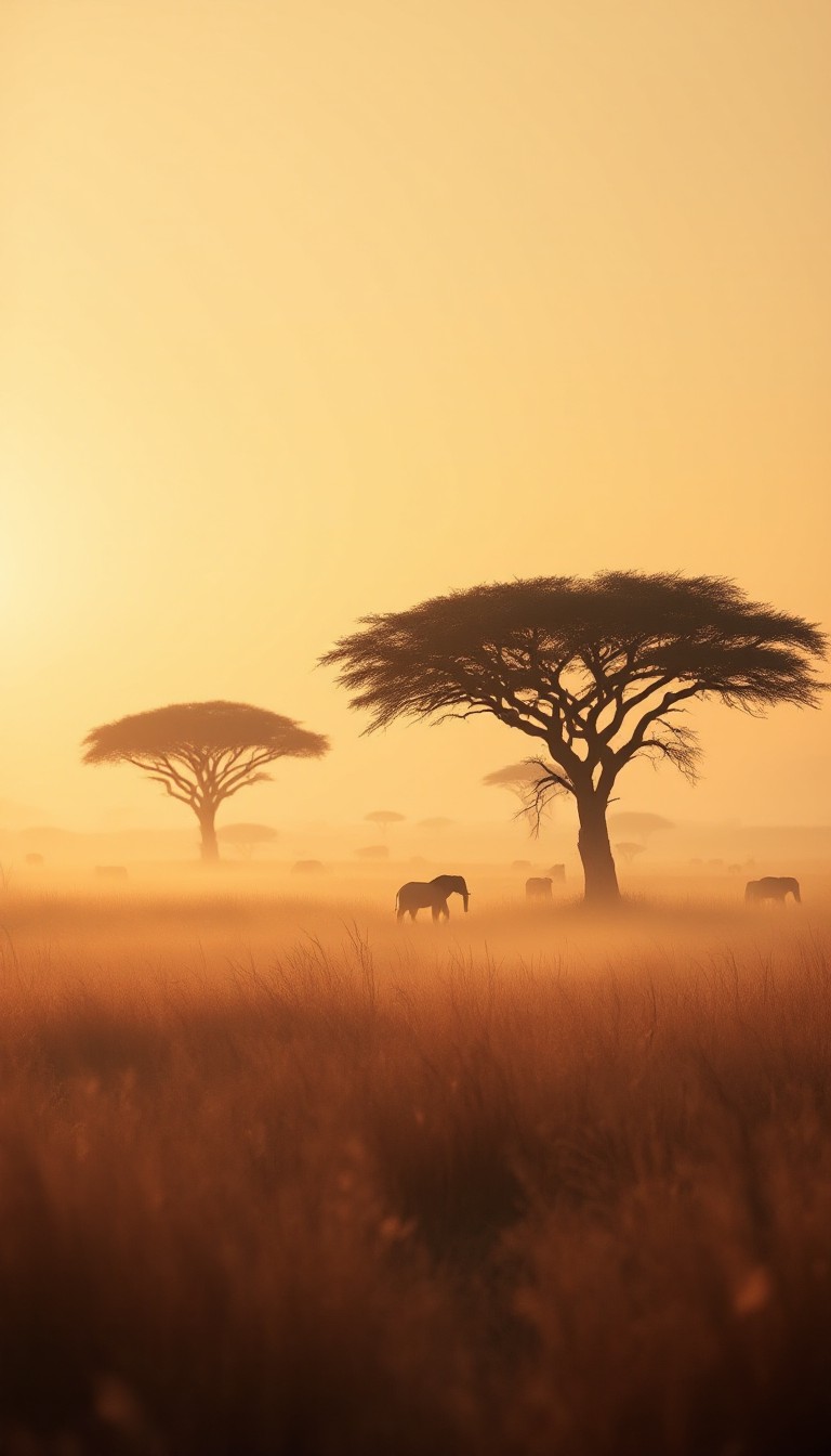 Free Misty African Dawn Photo - Africa, Savanna, Dawn | Download at ...
