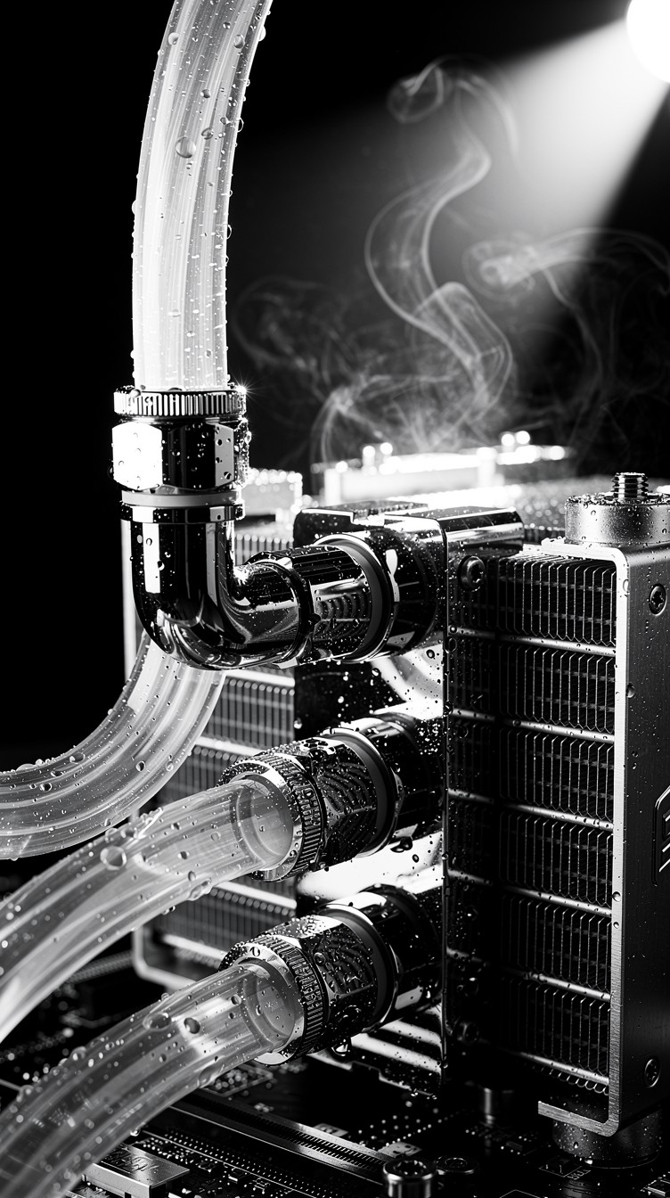 Free Liquid Cooling Engineering Image - Cooling, Liquid, Tubes ...