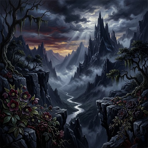 Free Gothic Mountain Twilight Image - Gothic, Mountains, Romantic ...