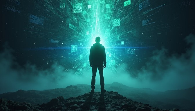 Free Between Two Worlds Image - Silhouette, Digital, Threshold ...