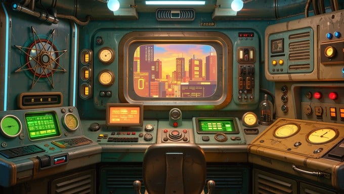 Free Vintage Command Center Image - Control, Console, Vintage ...