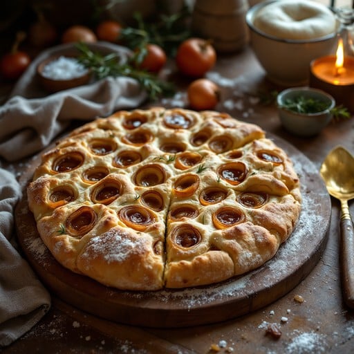 Free Caramelized Onion Focaccia Image - Focaccia, Bread, Baking ...