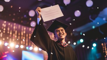 Triumphant Graduate Free Graduate's Triumphant Moment Image - Graduate, Celebration ...