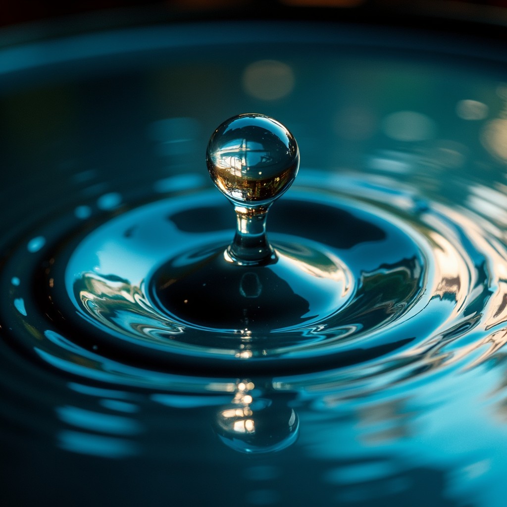 Free Droplet Creates Ripples Image - Water, Droplet, Splash | Download ...