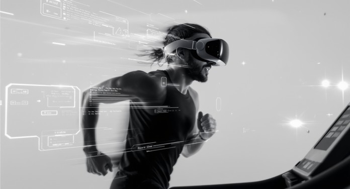 Virtual Reality Running Machine Free Gym Virtual Reality Image - Gym, Fitness, Technology | Download at ...