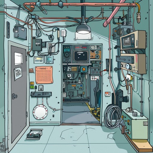 Free Cluttered technical room Image | Download at StockCake