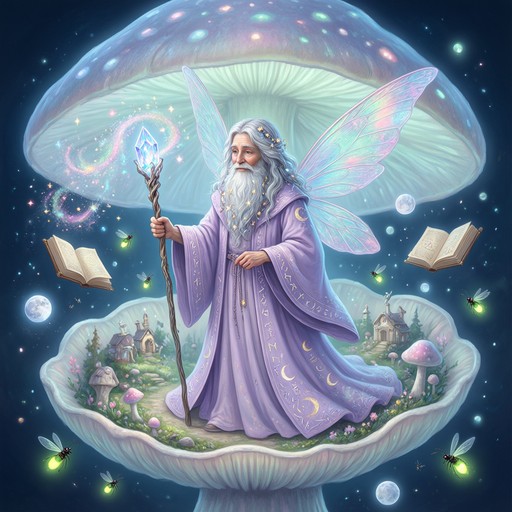 Download Lavender Fairy Wizard Image - Fairy, Wizard, Fantasy | StockCake