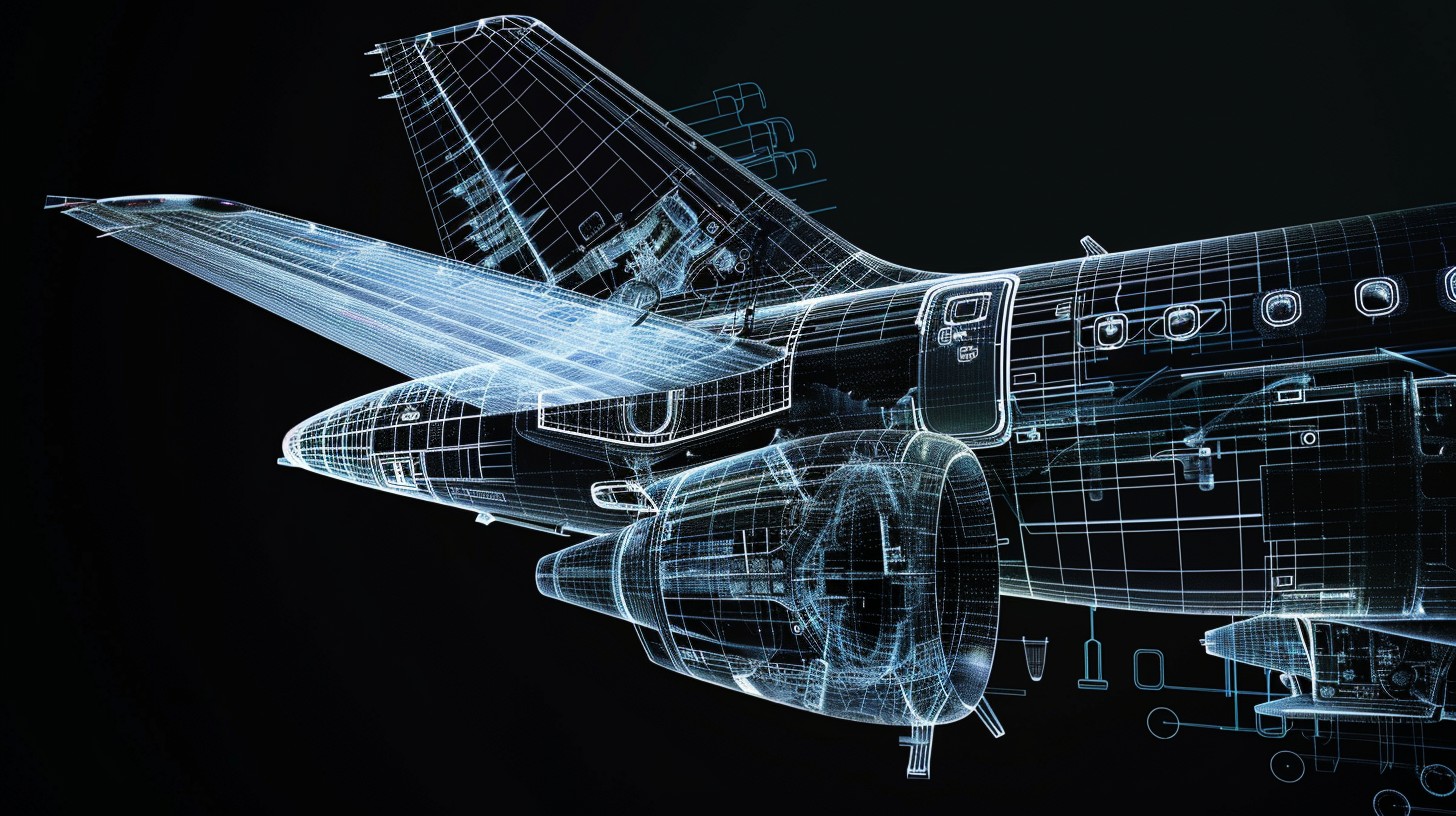 Free Aircraft Design Blueprint Image - Aircraft, Blueprint, Engineering ...
