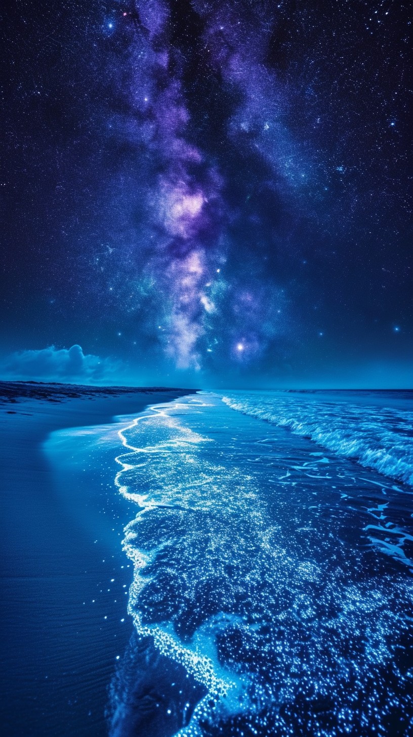 Free Starry Beach Night Image - Starry, Beach, Night | Download at ...