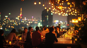Open Rooftop Party Free Rooftop Evening Party Image - Rooftop, Evening, Party | Download ...
