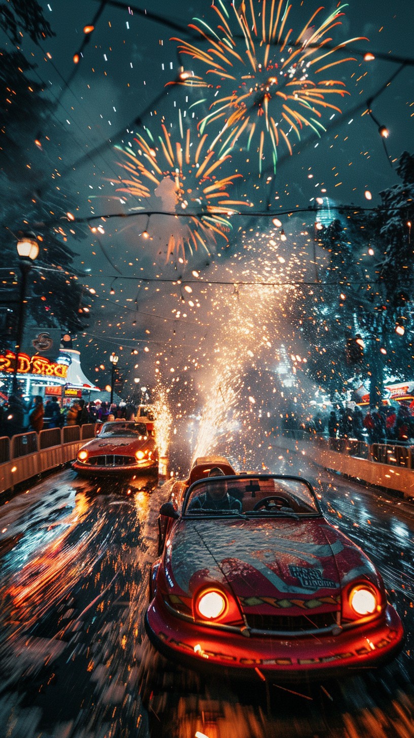 Free Festive Night Drive Image - Fireworks, Celebration, Night ...