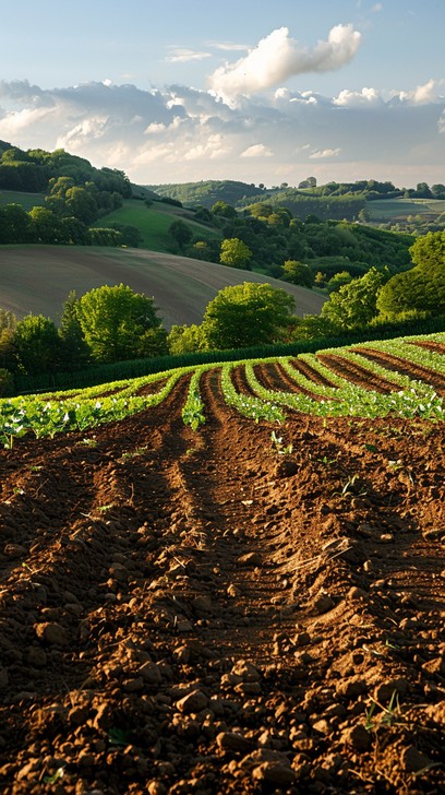 Free Sunlit Agricultural Field Image - Farming, Sunlight, Crops ...