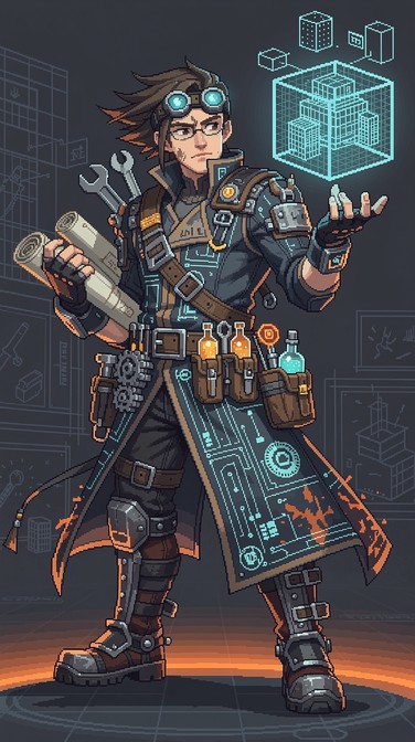 Free Pixel Art Builder Image - Pixel, Art, Character | Download at ...