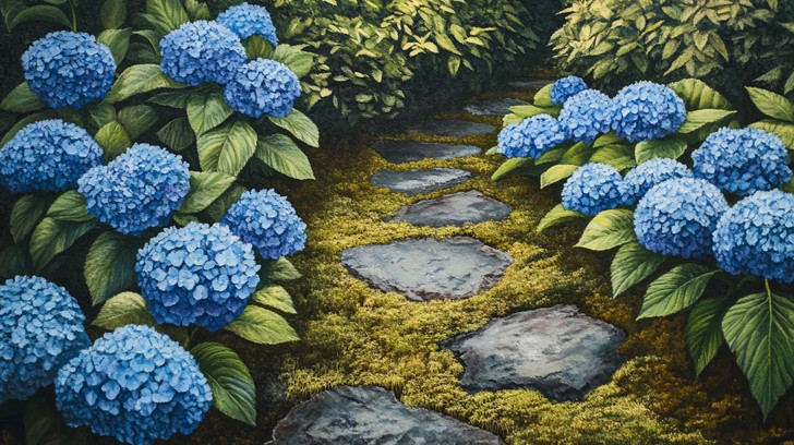 Free Hydrangea Garden Path Image - Hydrangea, Garden, Path | Download ...