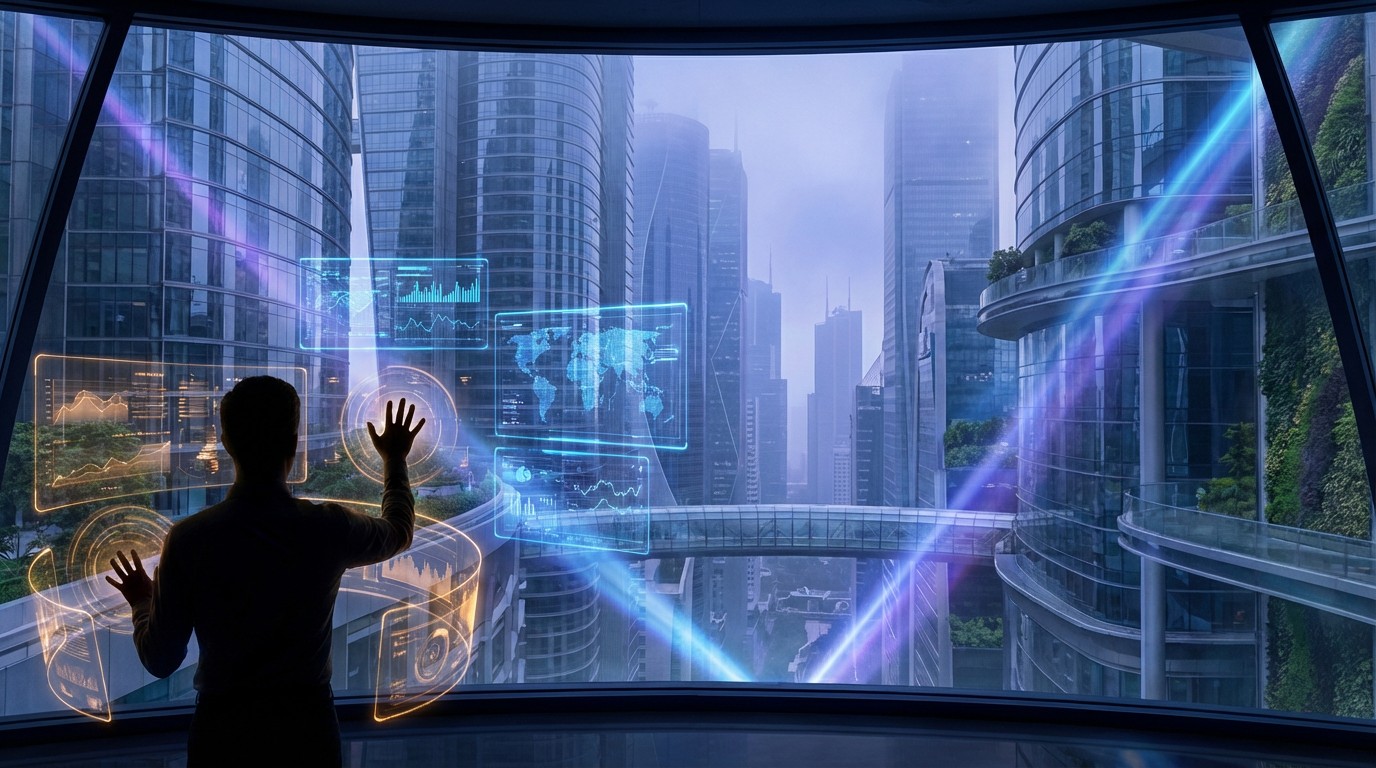 Free Future Technology Interface Image - Futuristic, Cityscape ...