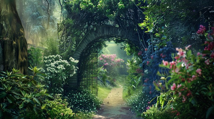 Free Enchanted Forest Gateway Image | Download at StockCake