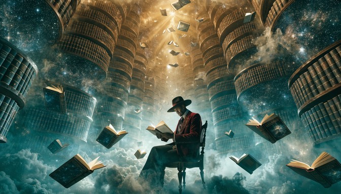 Free Infinite Library Dream Image - Library, Surreal, Cosmic | Download ...