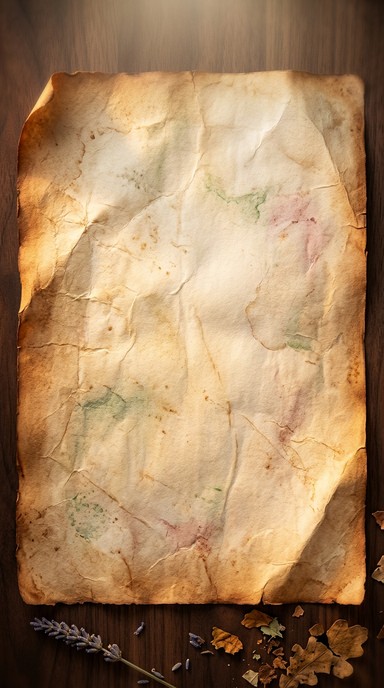 Parchment Stock Beautifully weathered parchment paper displays rich amber and honey ...