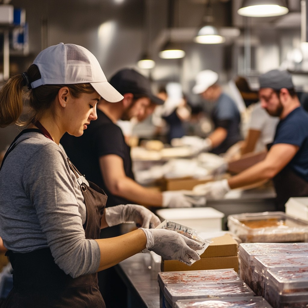 Free Busy kitchen workers Photo - Kitchen, Workers, Cooking | Download ...