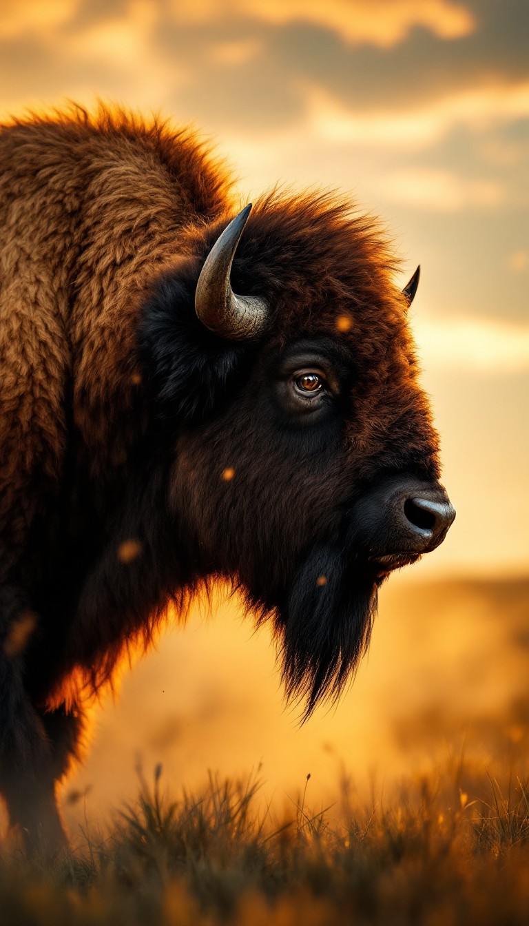 Free Wild Buffalo Sunset Image - Bison, Buffalo, Wildlife | Download at ...