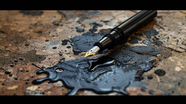 Free Ink Spill Macro Image - Ink, Spill, Pen | Download at StockCake