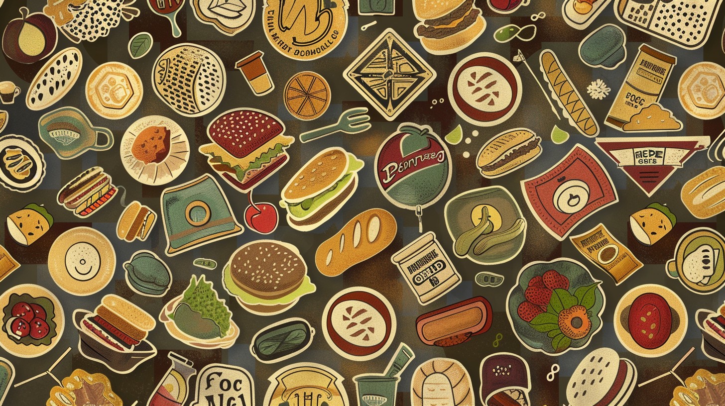 Free Diverse Food Patterns Image - Food, Illustration, Pattern ...