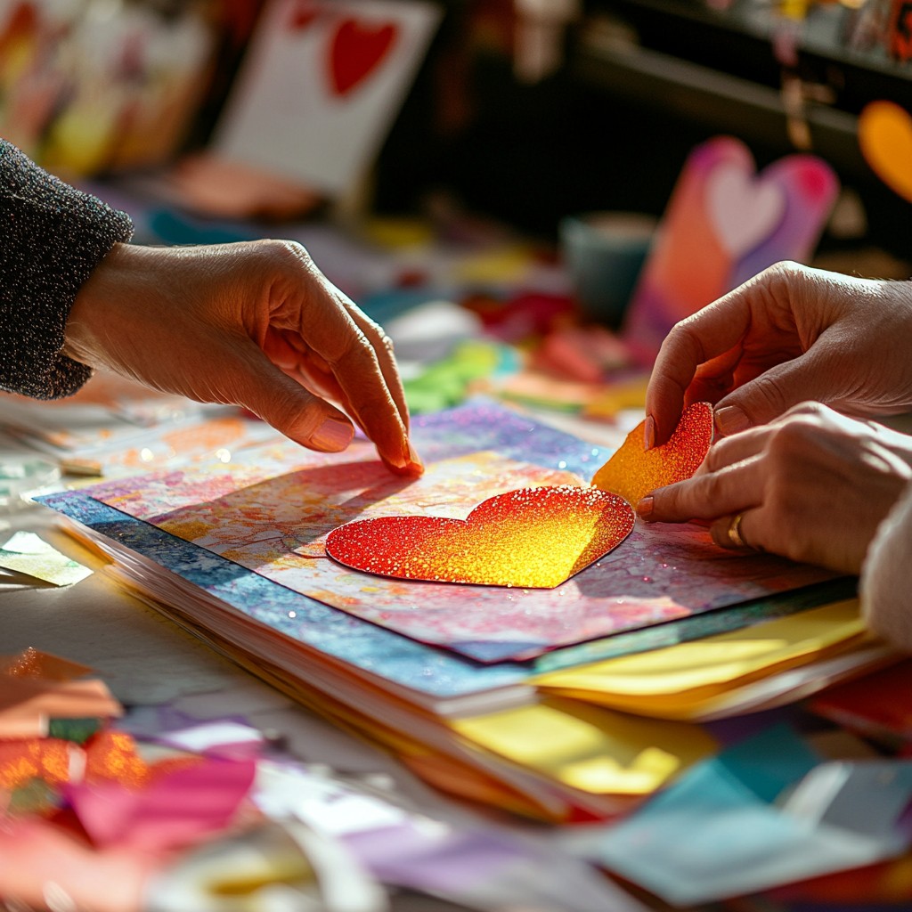 Free Crafting Colorful Heart Image - Crafting, Colorful, Heart ...