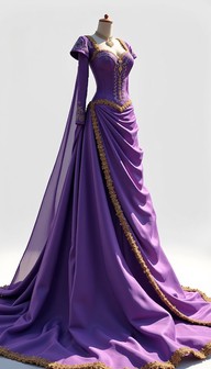 Free Regal Purple Gown Image - Purple, Gown, Dress | Download at StockCake