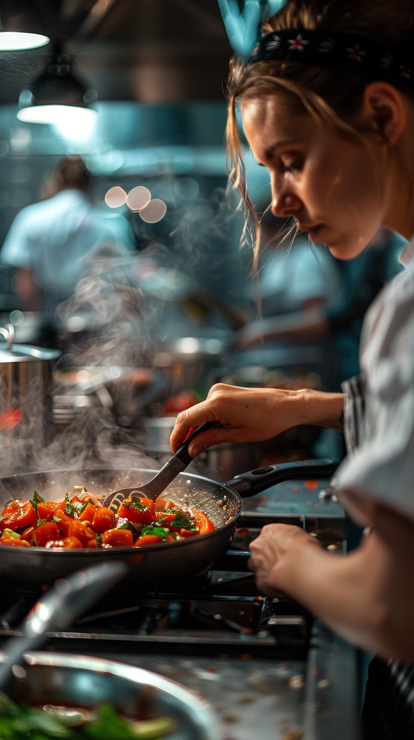 Free Chef Cooking Vegetables Image - Chef, Cooking, Kitchen | Download ...