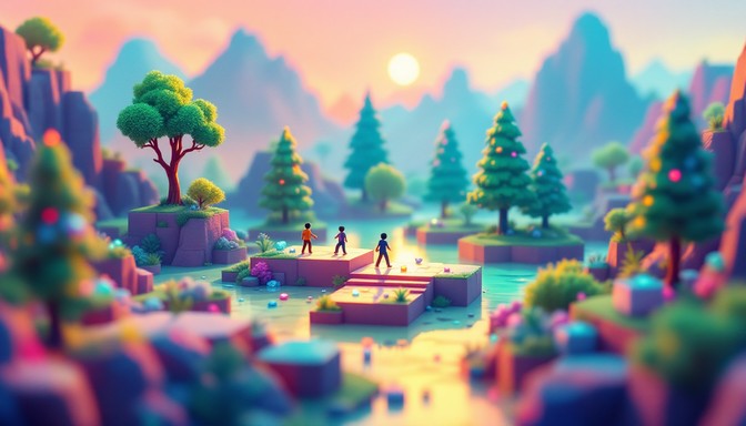 Free Pixel Art Paradise Image - Pixel, Voxel, Retro | Download at StockCake