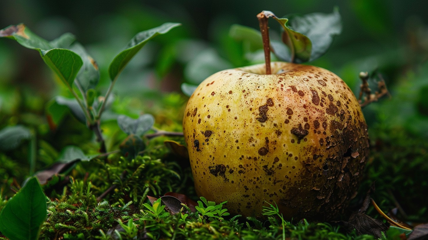 Free Apple in Nature Image - Apple, Nature, Moss | Download at StockCake