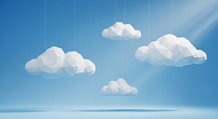 Free Azure Cloud Geometry Image | Download at StockCake