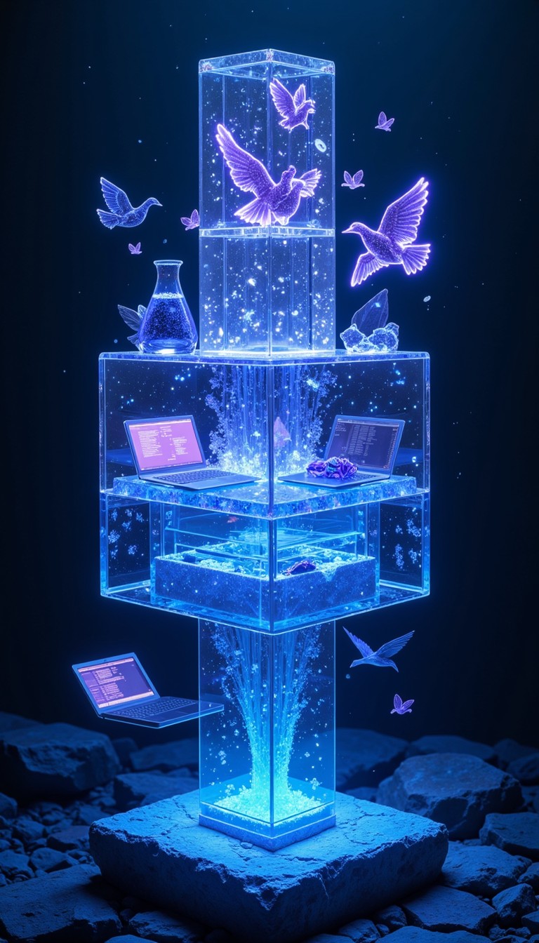 Free Ethereal Tech Totem Image - Crystal, Transparent, Digital ...