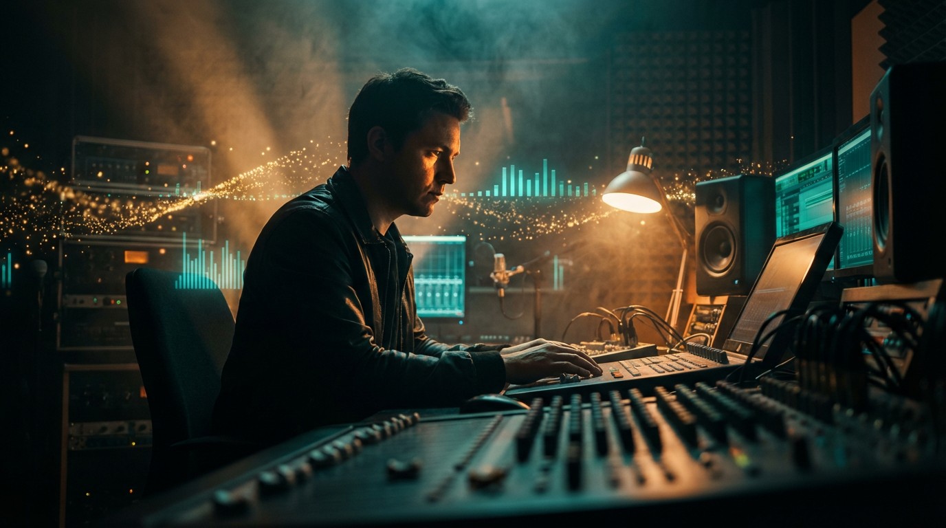 Free Sound Designer Working Image - Studio, Producer, Music | Download ...