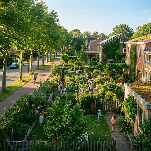 Free Green Community Living Image - Neighborhood, Community, Garden ...