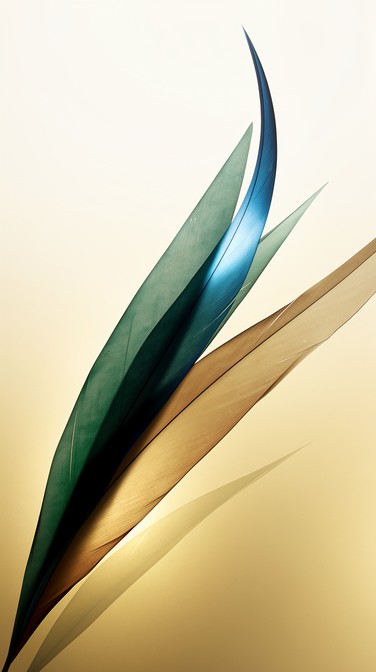 Free Elegant Feather Abstract Image - Abstract, Feather, Teal ...