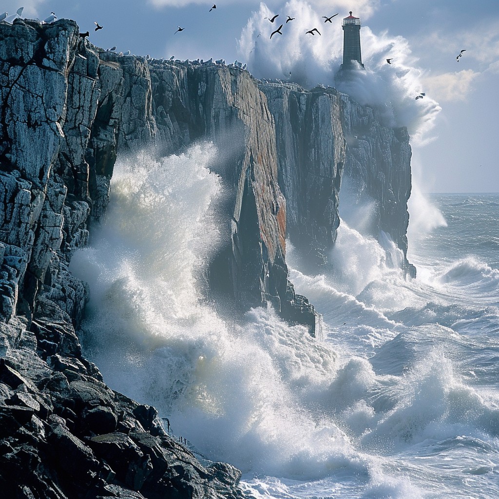 Wellen Cliffs Free Majestic Cliff Waves Image - Ocean, Waves, Cliffs | Download at ...