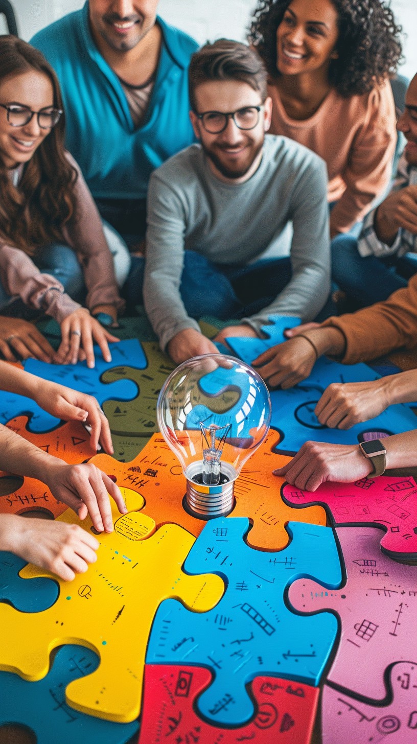 Free Collaborative Puzzle Solution Image - Friends, Collaboration ...