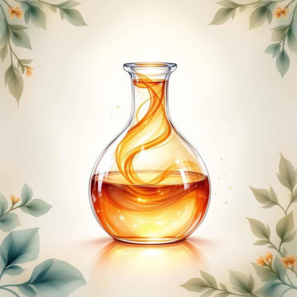 Free Magical Amber Elixir Image - Potion, Elixir, Flask | Download at ...