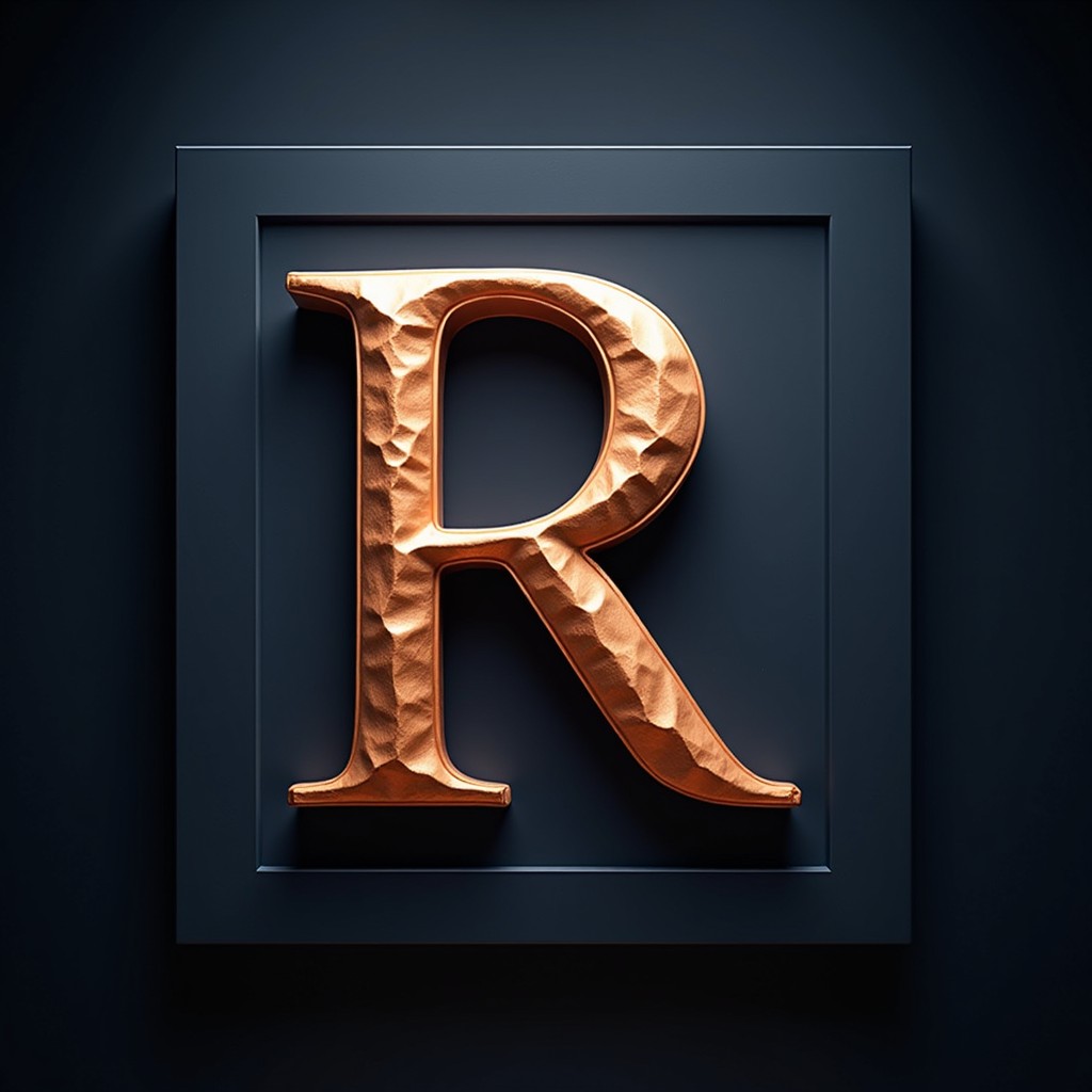 Free Copper Deco Typography Image - Copper, Typography, Letter ...