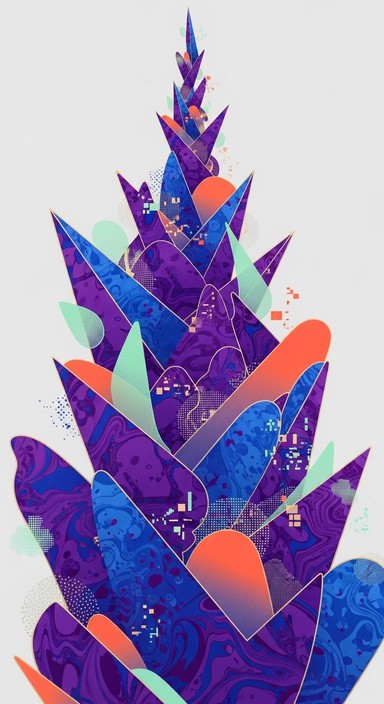 Free Purple Crystal Cascade Image | Download at StockCake